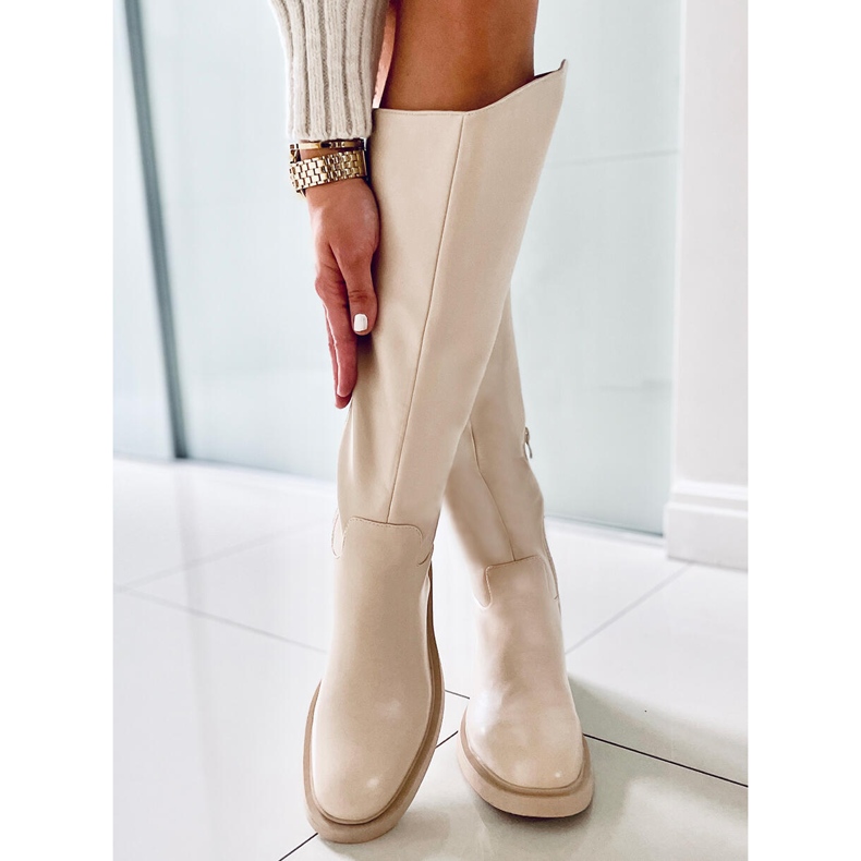 PA1 Adams Beige naisten klassiset saappaat 2