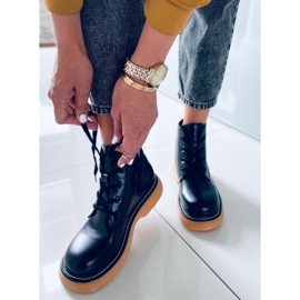 BM Gaia BLACK + Y martensiaki-saappaat musta 2