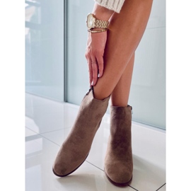 Klassiset mokkanahkasaappaat Natina Khaki beige 2