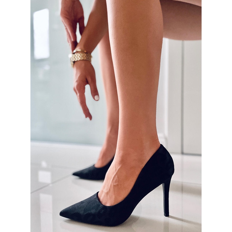 BM Naisten korkokengät Telisha Black musta 2