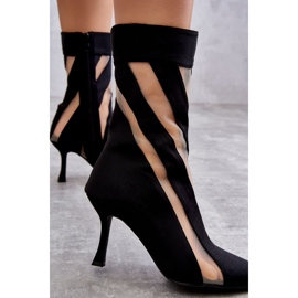 PS2 Muodikkaat naisten korkokengät musta Deyna 2