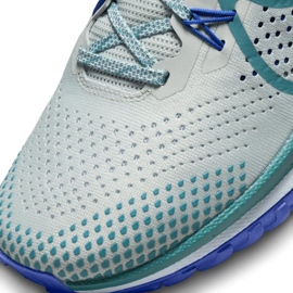 Juoksukengät Nike React Pegasus Trail 4 M DJ6158-005 harmaa vihreä 5