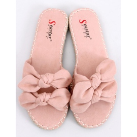 Vaaleanpunaiset naisten vaaleanpunaiset tossut LL-119 Pink vaaleanpunainen 1