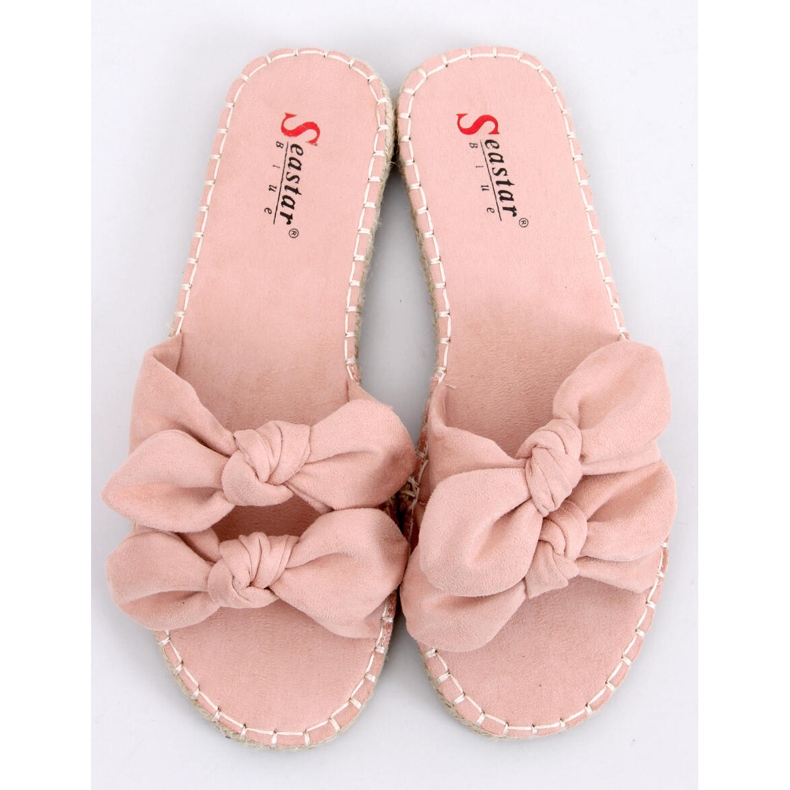 Vaaleanpunaiset naisten vaaleanpunaiset tossut LL-119 Pink vaaleanpunainen 1