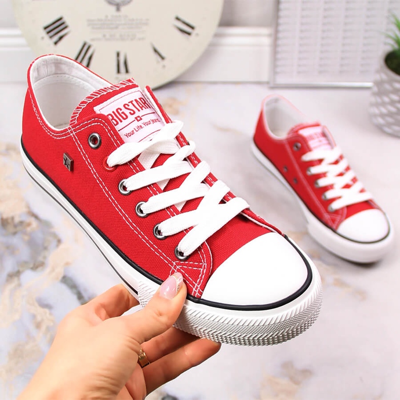 Punaiset puolilenkkarit Big Star T274020 punainen 2