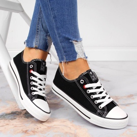 News Mustat tekstiiliset matalat tennarit UUTISET 1