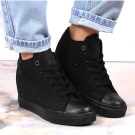 Naisten mustat Wedge-lenkkarit Big Star LL274034 3