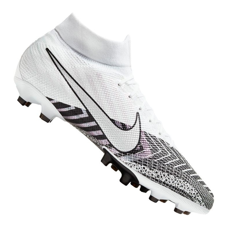 Nike Superfly 7 Pro Mds Fg BQ5483-110 jalkapallokengät valkoinen, musta, pinkki valkoinen 1