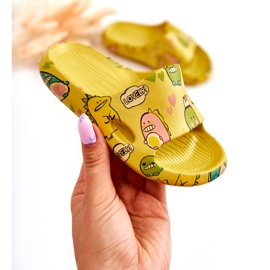 WJ1 Kevyet lasten tossut Dinosaurs Yellow Astro keltainen 1