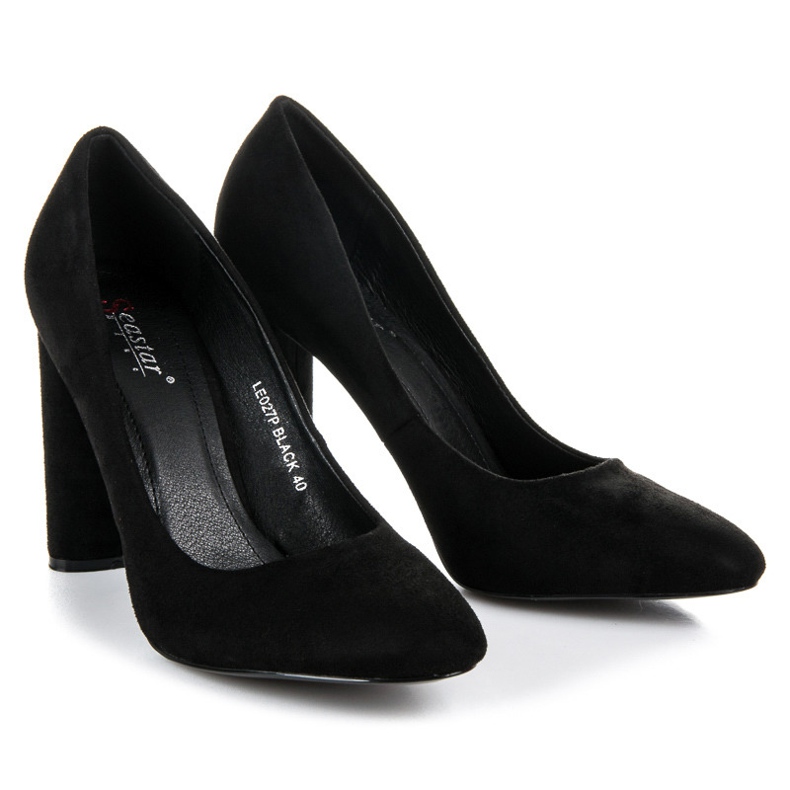 Seastar Mokkanahkaiset pumput musta 2