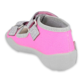 Befado lasten kengät 342P032 vaaleanpunainen hopea harmaa 2