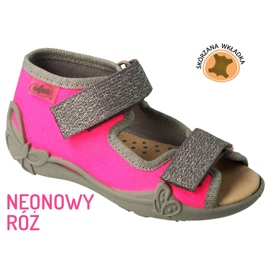 Befado lasten kengät 342P032 vaaleanpunainen hopea harmaa 4