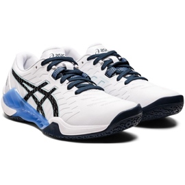 Asics Blast Ff 2 W 1072A046 103 käsipallokengät valkoinen valkoinen 1