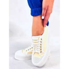 BM Dors Yellow naisten alustalenkkarit keltainen 1