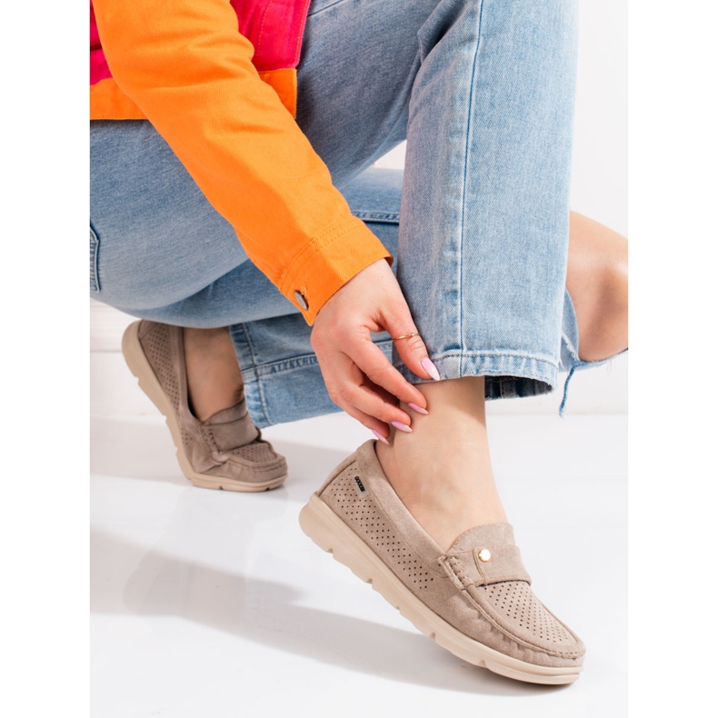 Goodin Naisten mokasiinit Shelovet vaalea beige 2