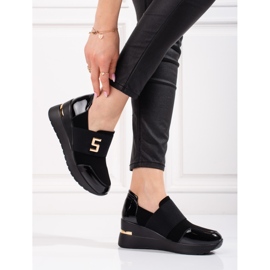 Naisten Shelovet mustat wedge-lenkkarit 2