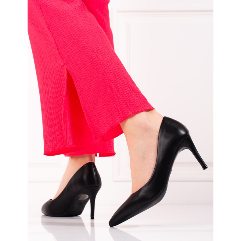 Shelovet mustat klassiset naisten korkokengät 2