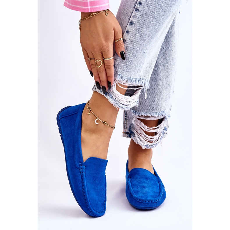 Naisten mokkahousut, sininen Morreno 2