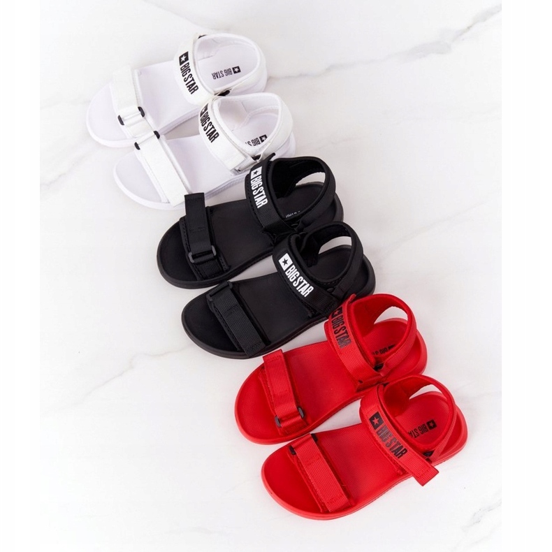 Naisten urheilusandaalit Big Star HH274A026 Valkoinen 1