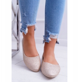 PS1 Naisten ballerinat Glitter Golden Fifi kultainen 1