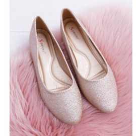 PS1 Naisten ballerinat Glitter Golden Fifi kultainen 2