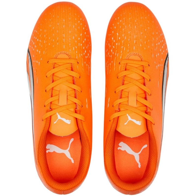 Puma Ultra Play FG/AG 107233 01 jalkapallokengät oranssi appelsiinit ja punaiset 2