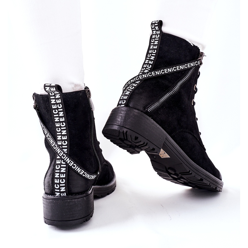 Vinceza Naisten työsaappaat eristetty musta 4