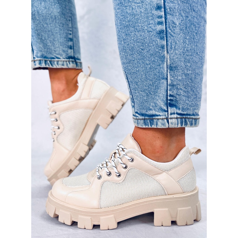 BM Korkeapohjaiset loaferit Asger Beige 2