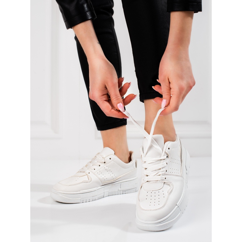 SHELOVET Naisten urheilukengät valkoinen 1