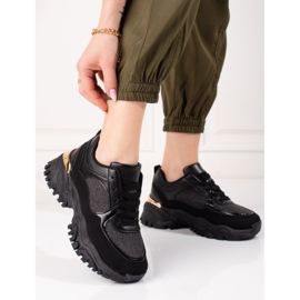 Mustat naisten tennarit Shelovet-alustalla 1