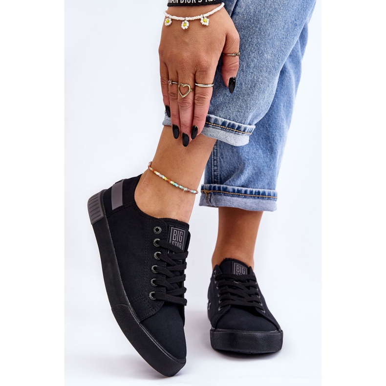 Naisten matalat tennarit Big Star LL274038 musta 2