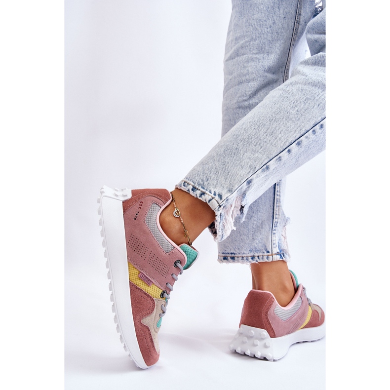 Naisten tennarit Big Star LL274422 Pinkki-beige vaaleanpunainen 2