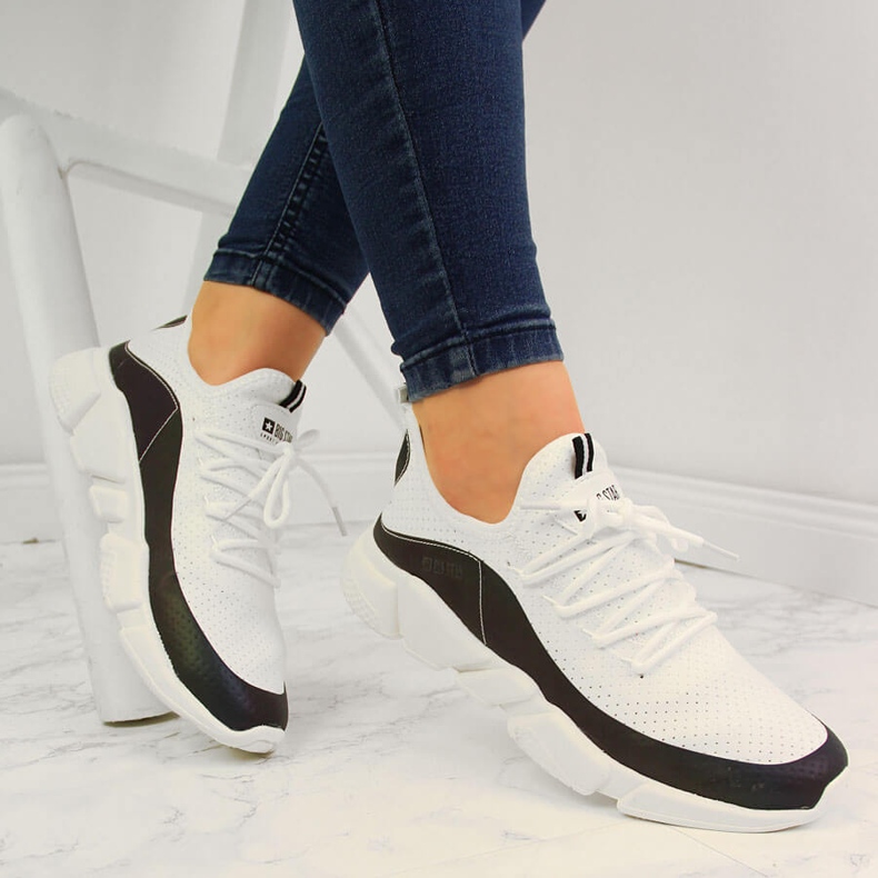 Naisten urheilukengät bensiinivalkoinen Big Star FF274A052 1