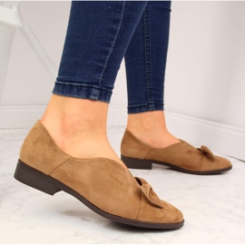 Naisten kengät beige rusetilla Jezzi 2