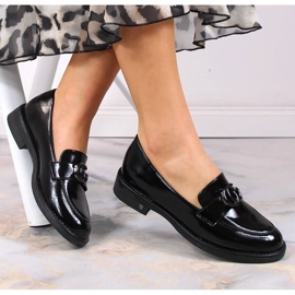 Mustaksi lakatut naisten housut Potocki SZ12020 1