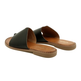 Black Flip-Flops Naisten flip-flops Evento 22SD35-4586 Black musta 5