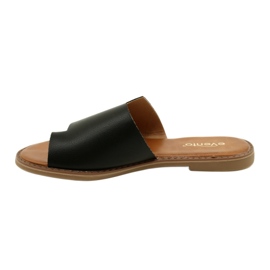 Black Flip-Flops Naisten flip-flops Evento 22SD35-4586 Black musta 1