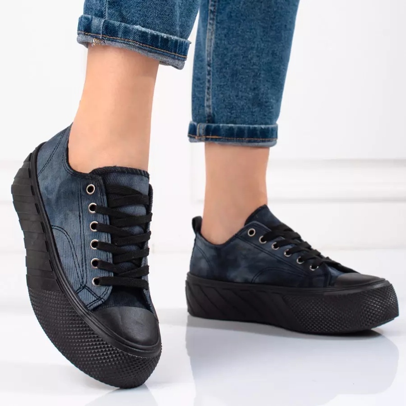 Naisten Shelovet vakosamettilenkkarit laivastonsiniset laivastonsininen 1