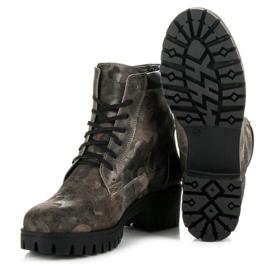 Vinceza Nauhalliset saappaat suojalla vihreä 1