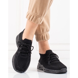 Shelovet mustat tekstiiliurheilukengät 2