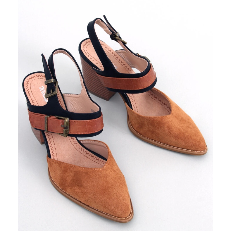 BM Chiatti Camel avoimet kantapäät pumput ruskea 2