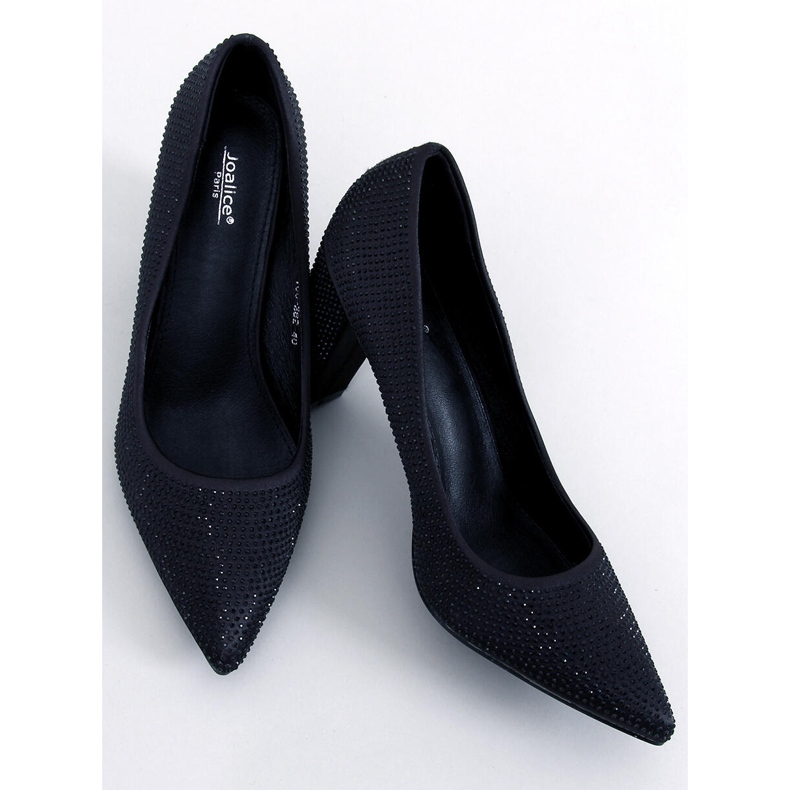 BM Marisa Black helmillä varustetut korkokengät musta 1