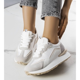 BM Harmaat lenkkarit Ada-alustalla beige 1