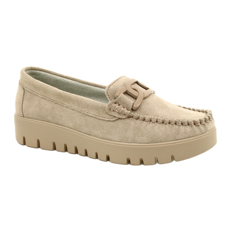Nahkaiset mokasiinit Filippo DP3334/23 BE beige 1
