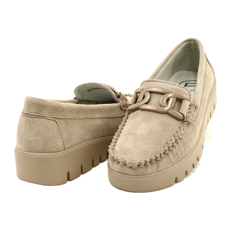 Nahkaiset mokasiinit Filippo DP3334/23 BE beige 4