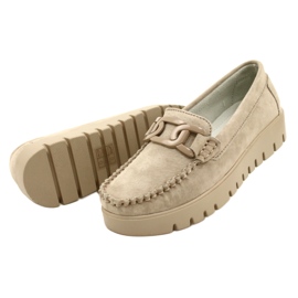 Nahkaiset mokasiinit Filippo DP3334/23 BE beige 5