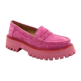 Mokka mokkasiinit Filippo DP4586/23 FH Fuchsia vaaleanpunainen 1
