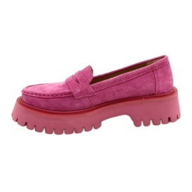 Mokka mokkasiinit Filippo DP4586/23 FH Fuchsia vaaleanpunainen 2