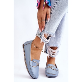 PS1 Naisten nahkahousut, vaaleansininen keskusta 2