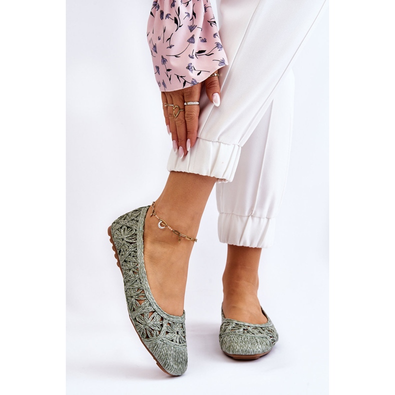 PS1 Harjakatkoiset muodikkaat baleriinit Green Thiago vihreä 1